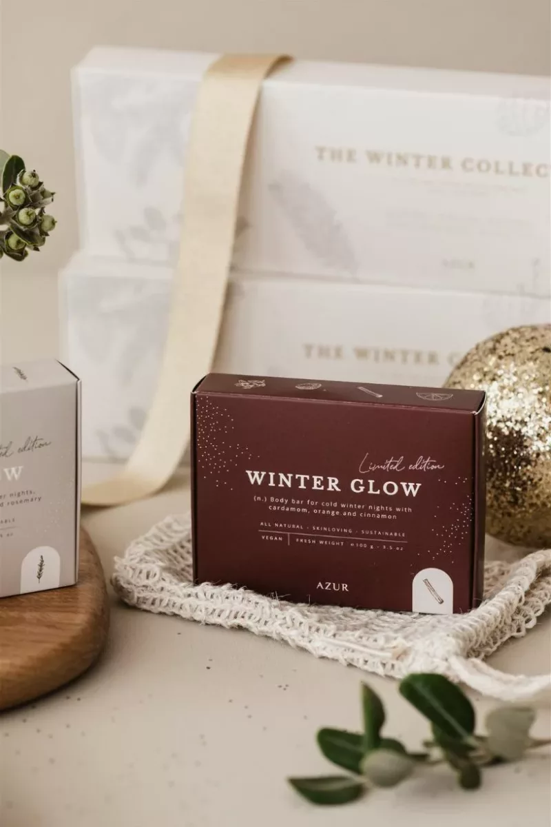 Winter glow - Natural soap - Limited edition - Azur