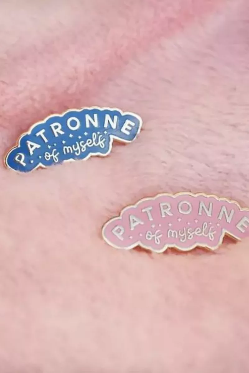 Pin's Patronne of myself rose - Malicieuse