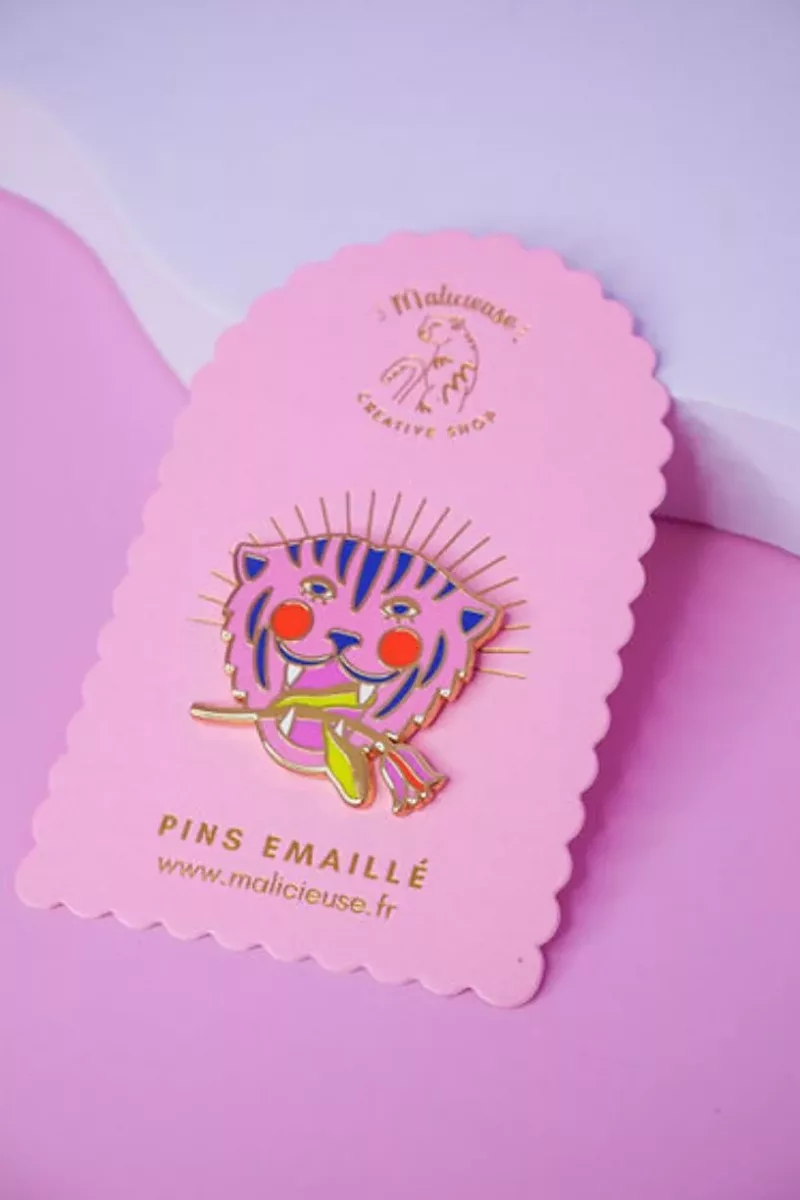 Pin's Tiger Limistic - Malicieuse