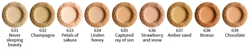 Foundation Powder 8g  - Amber Sand 637 - Uoga Uoga