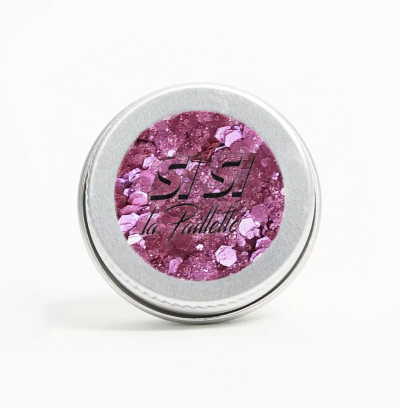 Paillettes Biodégradables 5ml - Pure Turfuchsia - Si si la paillette