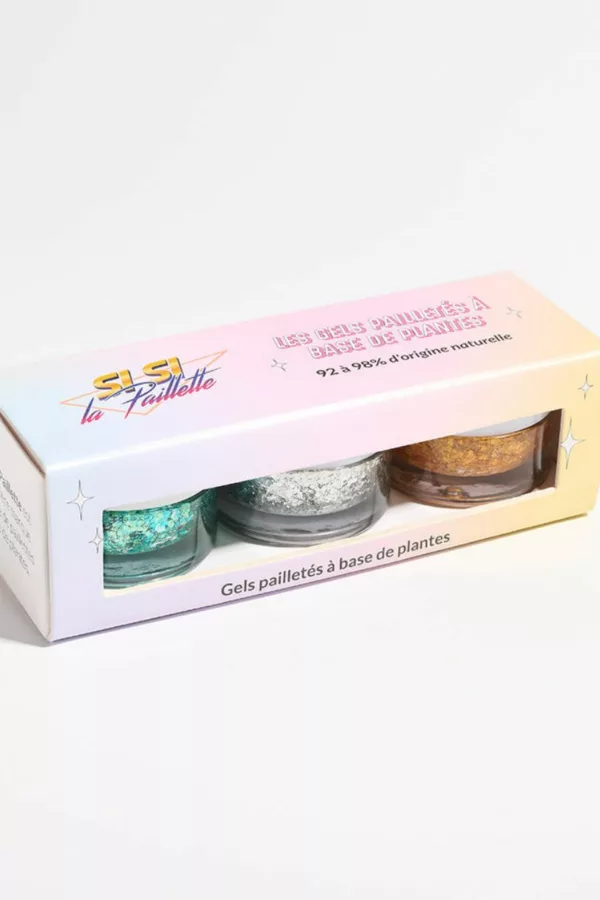 Coffret 3 Gels Pailletés - Le Solaire - Si si la paillette
