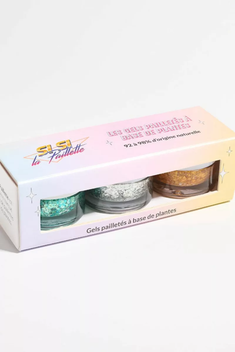 Coffret 3 Gels Pailletés - Le Solaire - Si si la paillette
