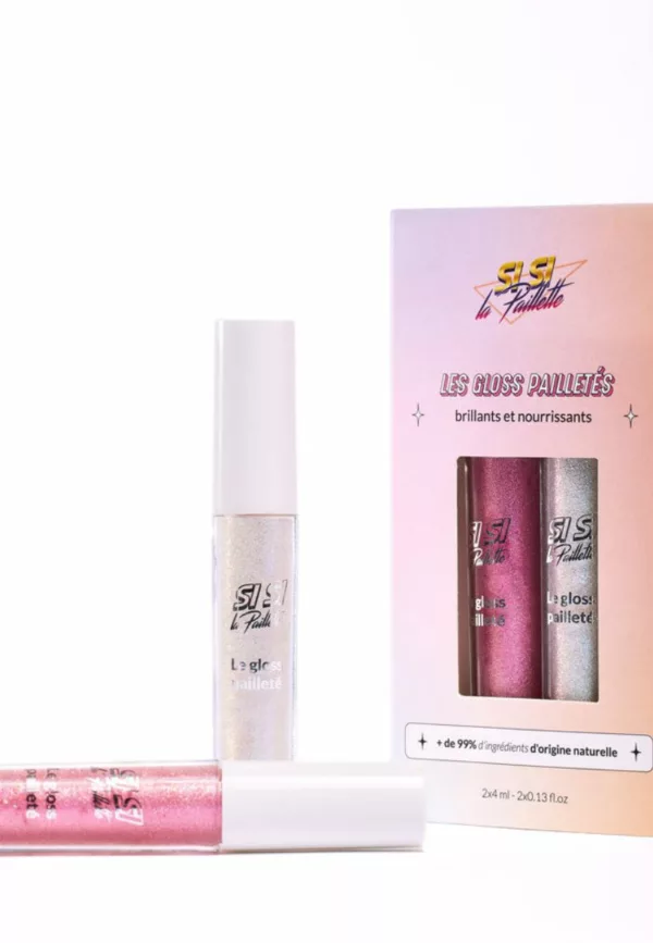 Coffret 2 Gloss Pailletés - Si si la paillette – Image 1
