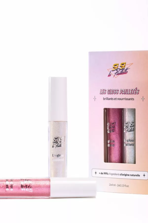 Coffret 2 Gloss Pailletés - Si si la paillette