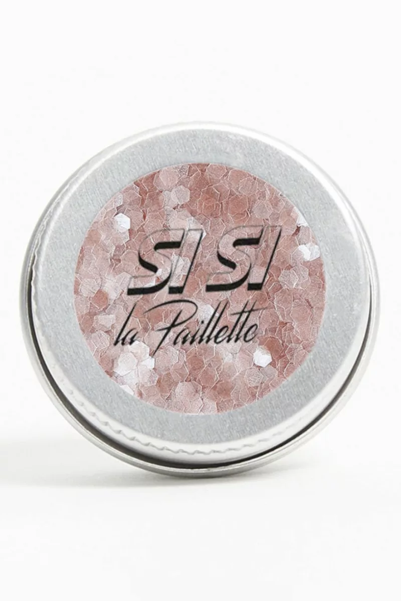 Paillettes Biodégradables 5ml  - Pure Rose Grosse - Si si la paillette