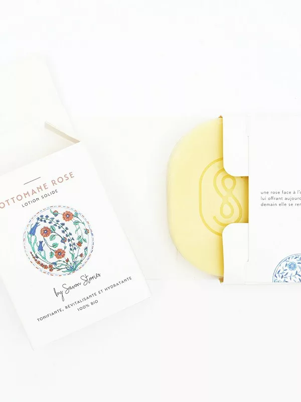 Baume Solide Ottomane Rose 25g - Tonifiant - Savon Stories – Image 2
