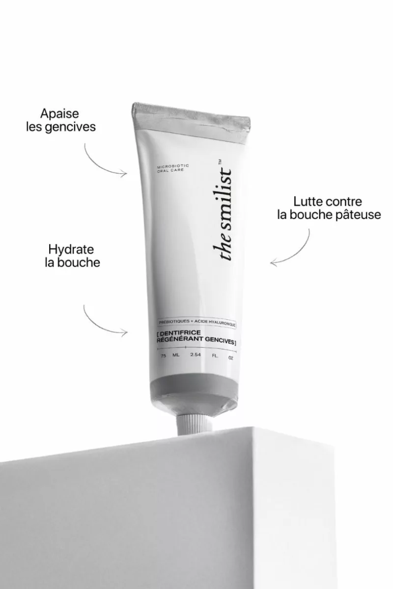Dentifrice régénérant gencives - The smilist