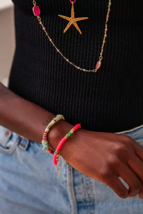 Bracelet heishi - CHRISTELLE 32 - L'atelier des dames