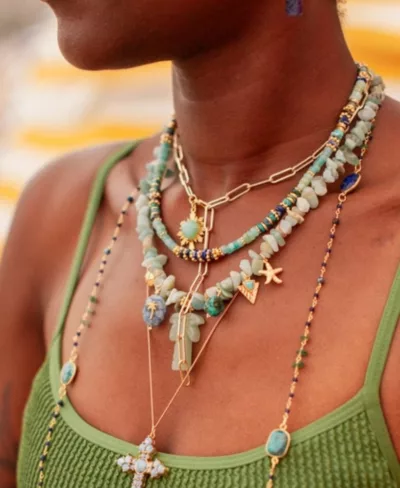 Collier heishi - CHARLOTTE 151- L'atelier des dames – Image 3