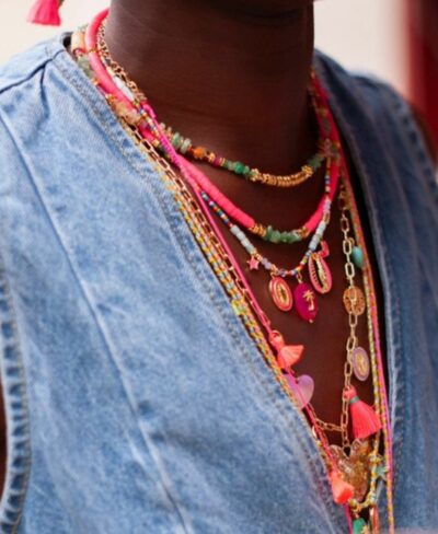 Collier crunchs heishi - FRIDA 63 - L'atelier des dames