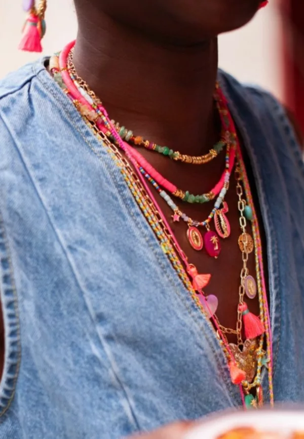 Collier crunchs heishi - FRIDA 63 - L'atelier des dames – Image 1