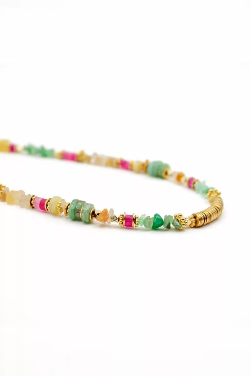 Collier crunchs heishi - FRIDA 63 - L