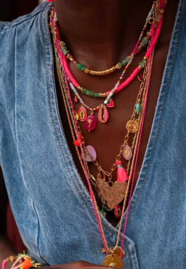 Collier crunchs heishi - FRIDA 63 - L'atelier des dames – Image 3
