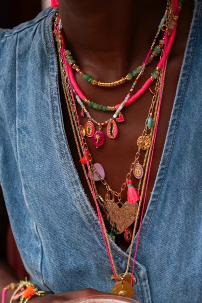 Collier crunchs heishi - FRIDA 63 - L'atelier des dames