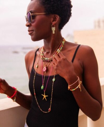 Collier cordon étoile de mer - CARLA 88 - L'atelier des dames