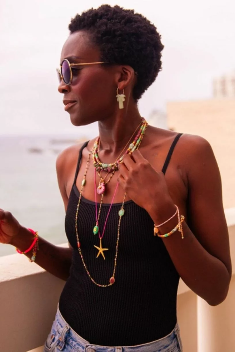 Collier cordon étoile de mer - CARLA 88 - L