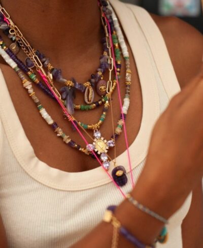 Collier heishi - ALBA 141 - L'atelier des dames