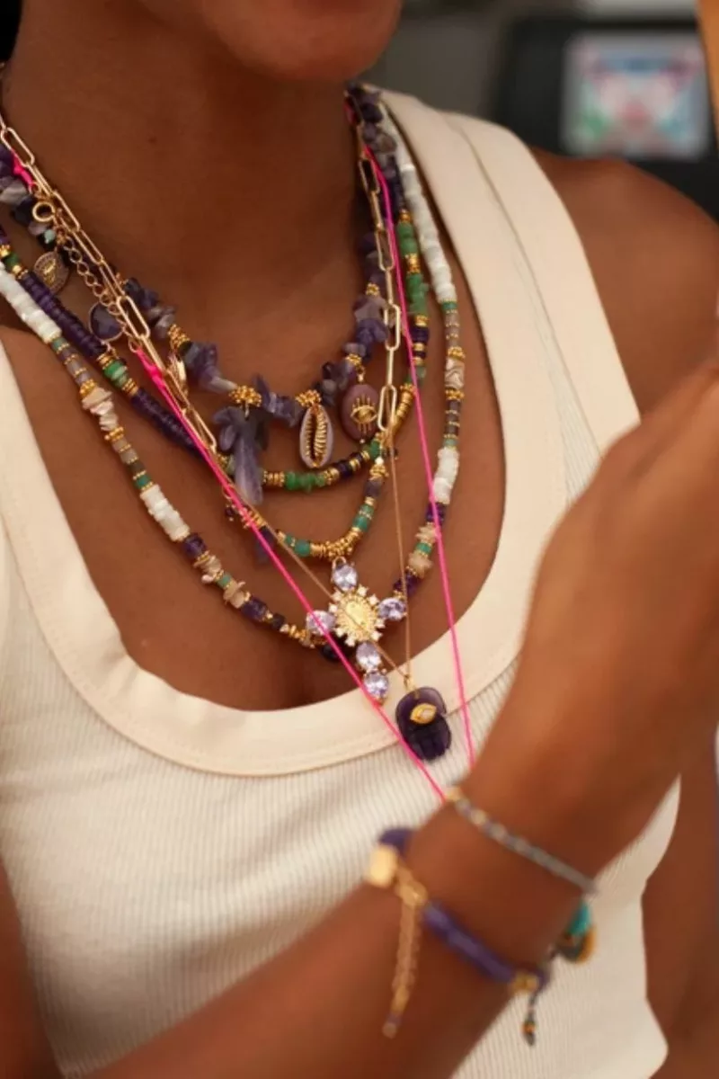 Collier heishi - ALBA 141 - L'atelier des dames