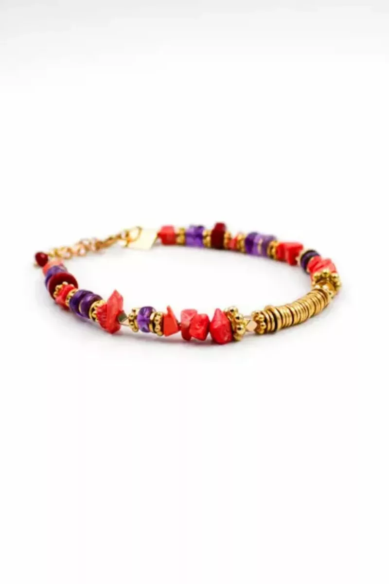 Bracelet heishi - HALIMA 158 - L'atelier des dames