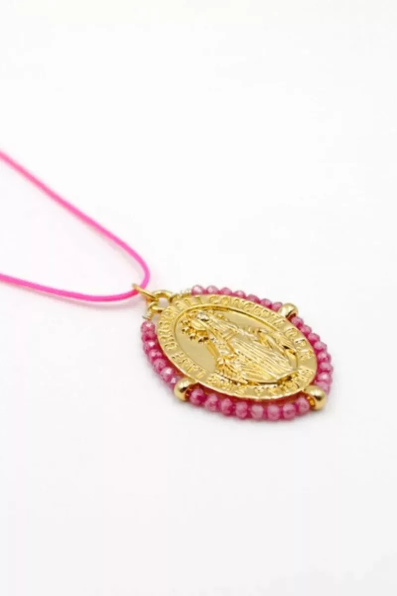 Collier cordon madone perlée - CARLA ROSE 102 - L'atelier des dames