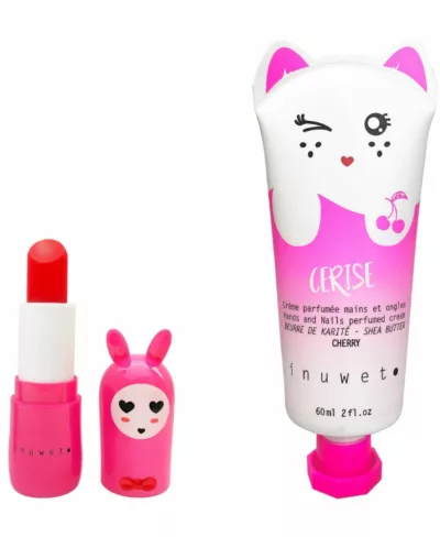 Coffret mains et baume à lèvres - Cerise - Inuwet – Image 2