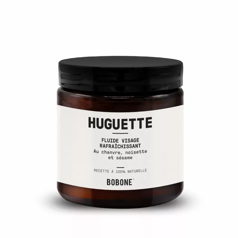 HUGUETTE Fluide visage rafraîchissant au chanvre, noisette et sésame