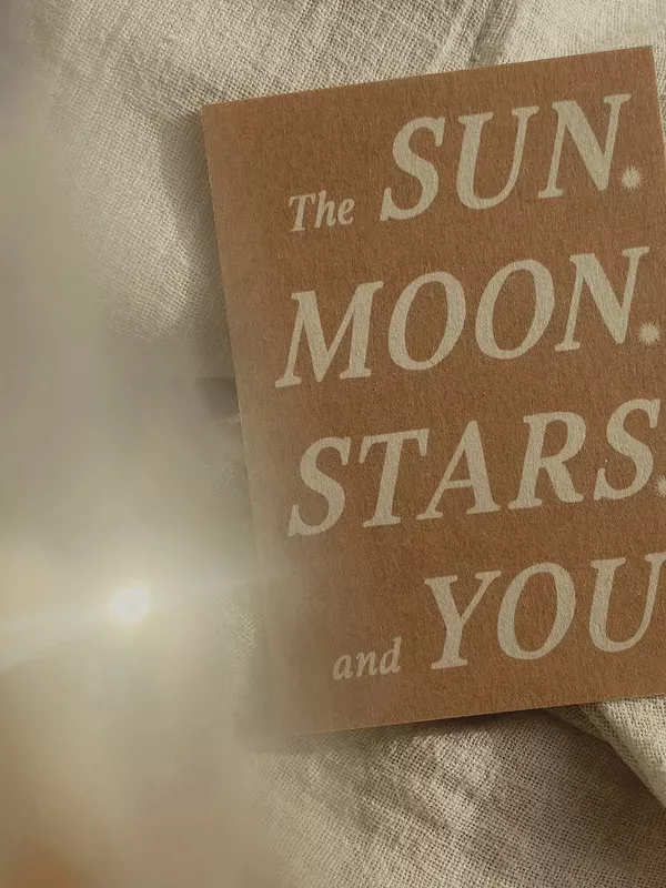 The sun. moon. stars. and you - Mini Carte – Image 1