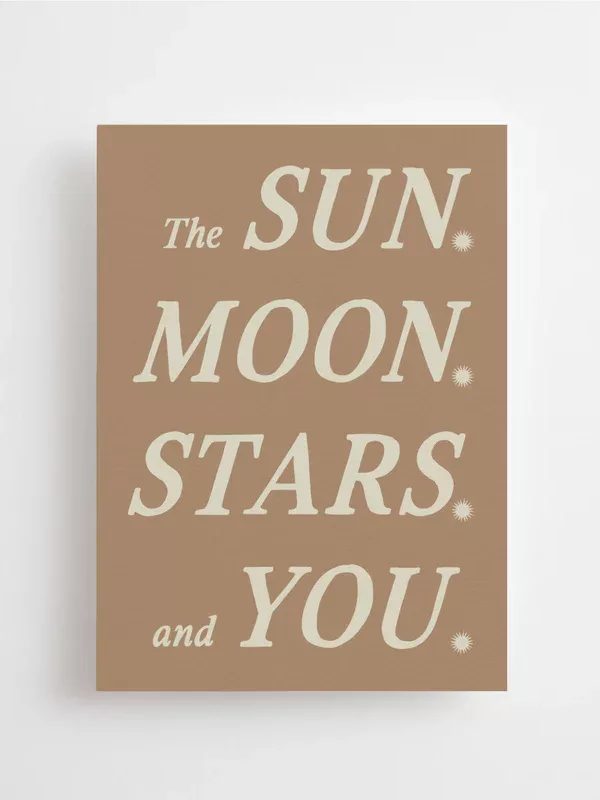 The sun. moon. stars. and you - Mini Carte – Image 2