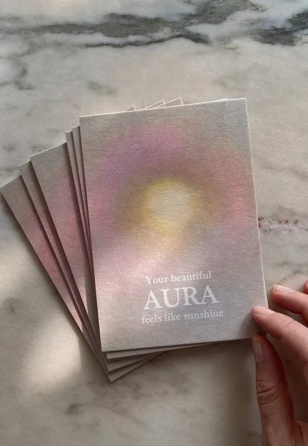Your beautiful aura feels like sunshine - Carte – Image 1
