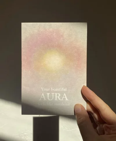 Your beautiful aura feels like sunshine - Carte – Image 3