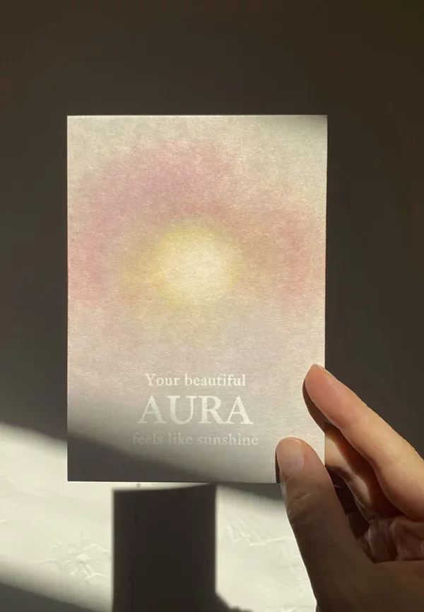 Your beautiful aura feels like sunshine - Carte – Image 3