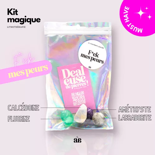 Kit lithothérapie "F*ck mes peurs"