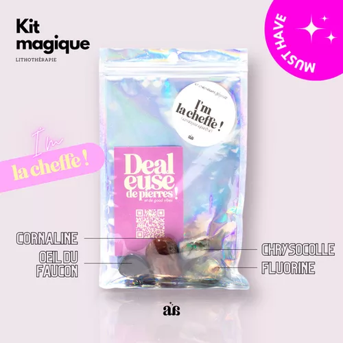 Kit lithothérapie "I'm la cheffe!"
