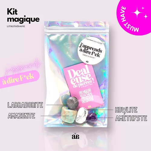 Kit lithothérapie "J'apprends à dire F*ck"