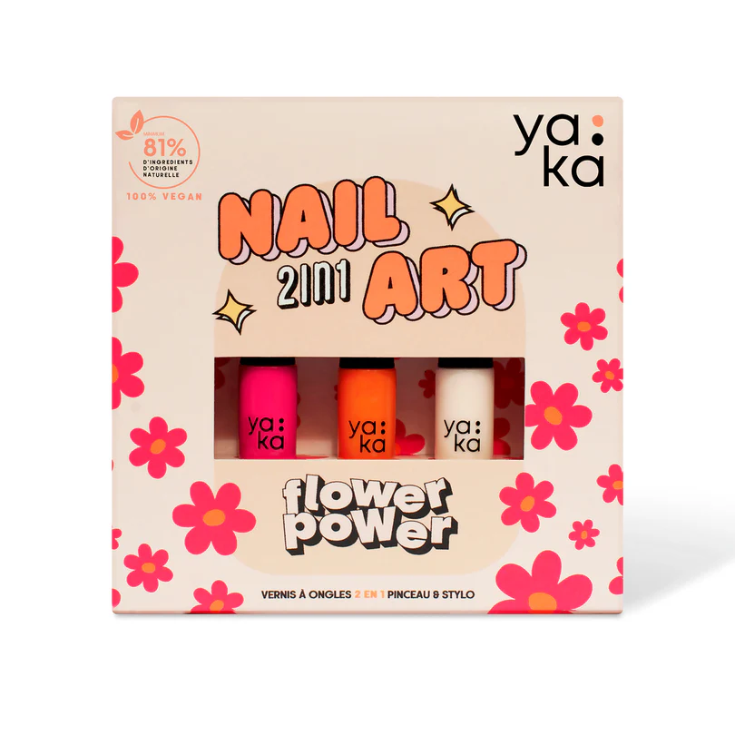 Coffret vernis à ongles 2en1 - Flower Power – Image 1