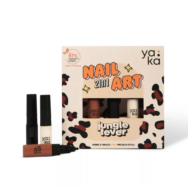 Coffret vernis à ongles 2en1 - Jungle Fever