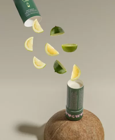 Zesty Lime Deodorant Stick Vegan – Image 2