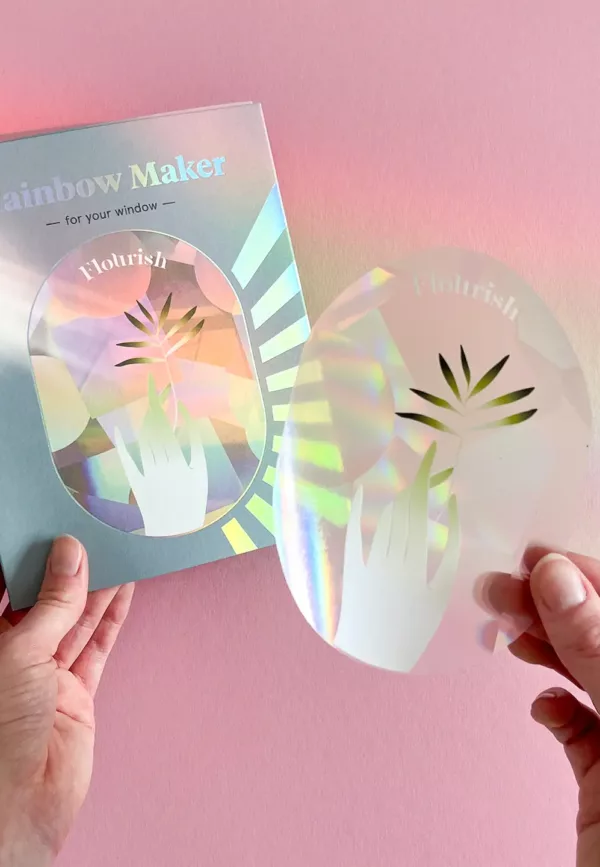 Flourish - Epanouis toi - Sticker créateur d’arc-en-ciel – Image 1