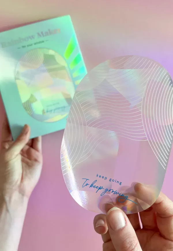 Keep going to keep growing - Sticker créateur d’arc-en-ciel – Image 1