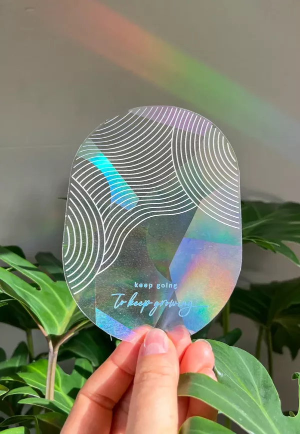 Keep going to keep growing - Sticker créateur d’arc-en-ciel – Image 2