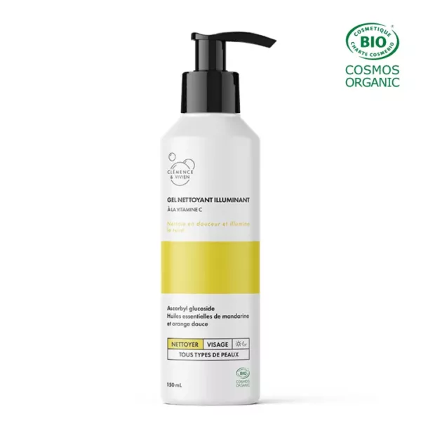 Gel nettoyant illuminant à la vitamine C