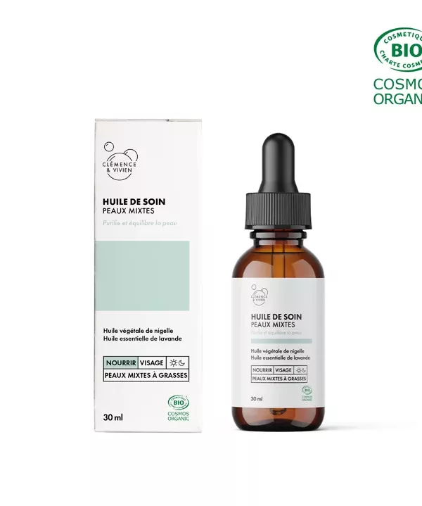 Huile de soins Peaux Mixtes 30ml – Image 3
