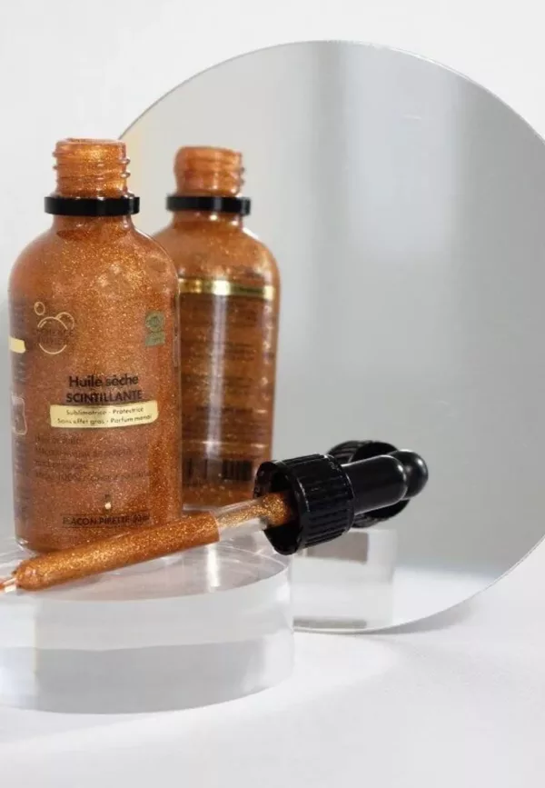 Huile sèche scintillante – Image 1