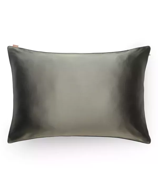 Taie oreiller en soie - Vert Sauge – Image 2