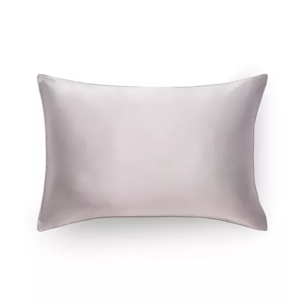 Taie oreiller en soie - Gris Perlé
