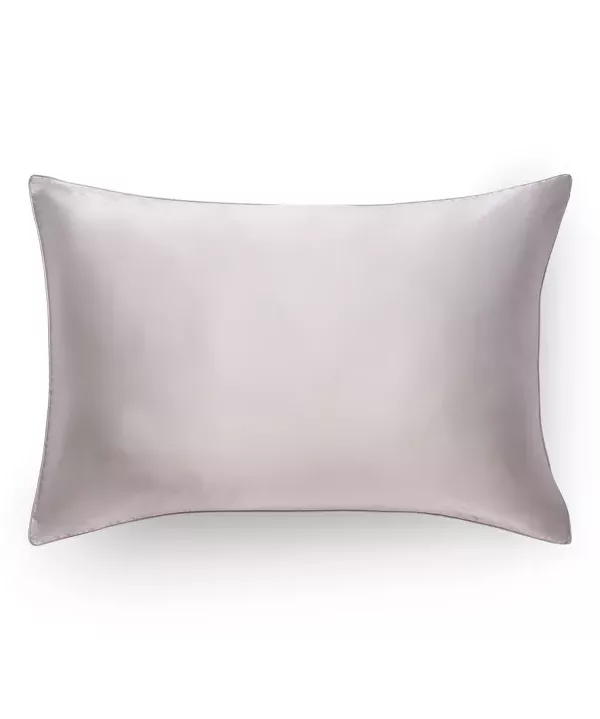 Taie oreiller en soie - Gris Perlé – Image 1