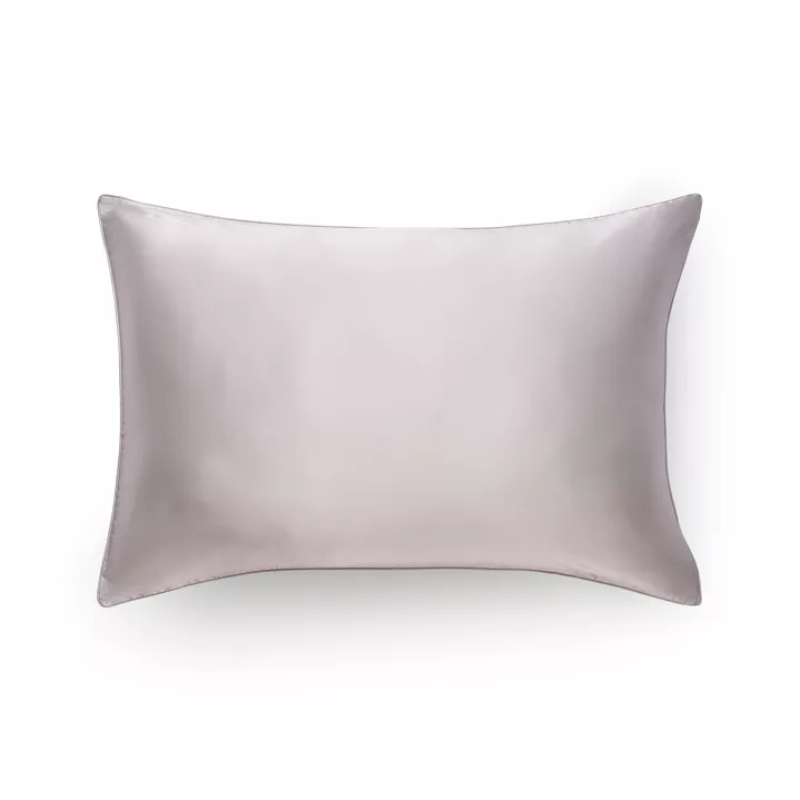 Taie oreiller en soie - Gris Perlé – Image 1