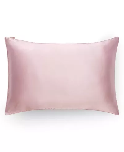 Taie oreiller en soie - Bois de Rose – Image 1