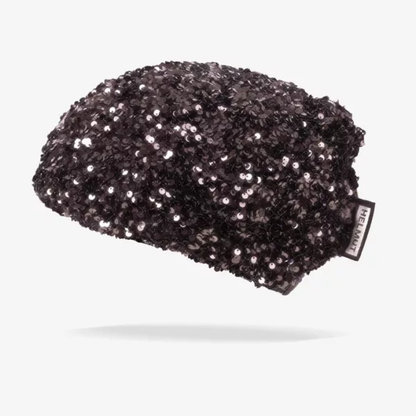 Recouvre casque Paillettes - Noir - Helmut